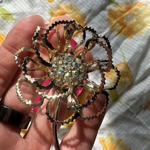 Vintage rhinestone brooch